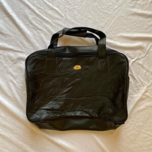 Leather travel bag