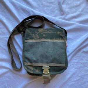 Green vintage sacoche